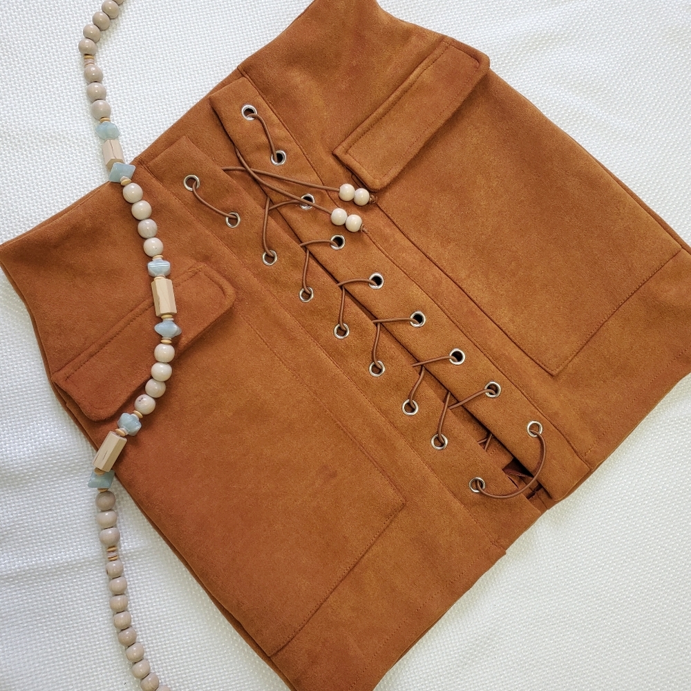 High waisted bodycon skirt